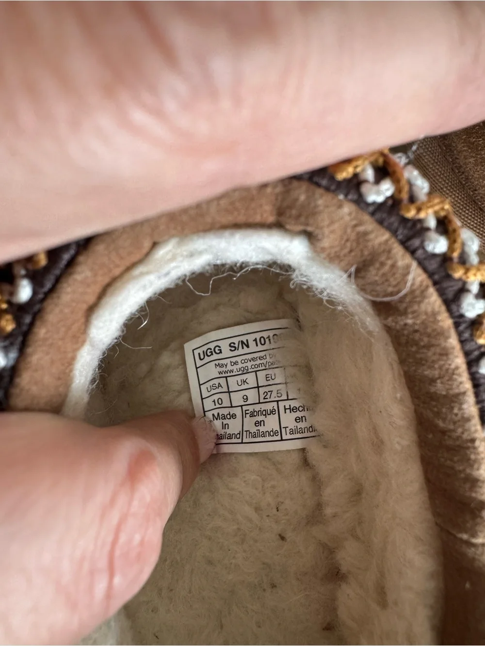 UGG Kids Chestnut Suede Cozy Slip-On Slippers